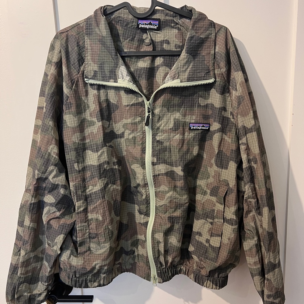 Patagonia Green and Brown Camouflage Jacket